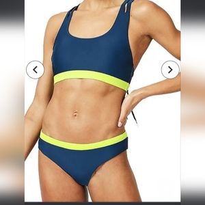 BNWT - Sweaty Betty “beetle blue” offshore swimsuit, size L